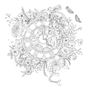 Зачарованные миры. Сказочная раскраска-антистресс — фото, картинка — 6