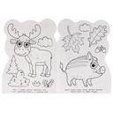 Медвежонок и его друзья. Раскраска — фото, картинка — 1