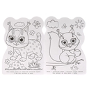 Медвежонок и его друзья. Раскраска — фото, картинка — 2