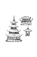 Китай. Путь к небожителям. Раскраска антистресс — фото, картинка — 8