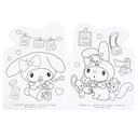 Милая подружка. Раскраска — фото, картинка — 4