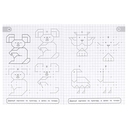 Учимся рисовать по клеткам, пунктиру и точкам. Забавные животные — фото, картинка — 3